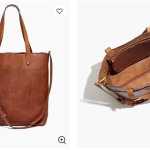 Madewell Medium Transport Tote - English Saddle